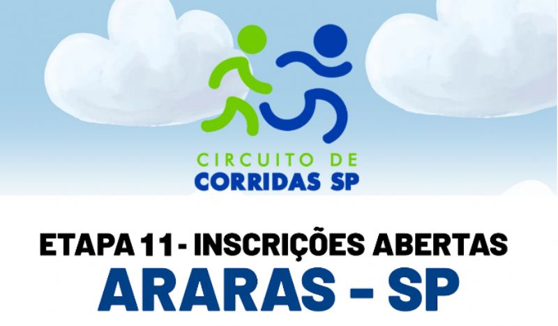 Estão abertas as inscrições do Circuito de Corridas SP Etapa Araras
